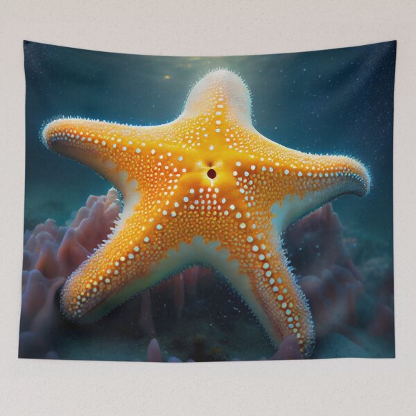 Item preview, Beaming Starfish Digital Painting designed and sold by CodeAndColors.