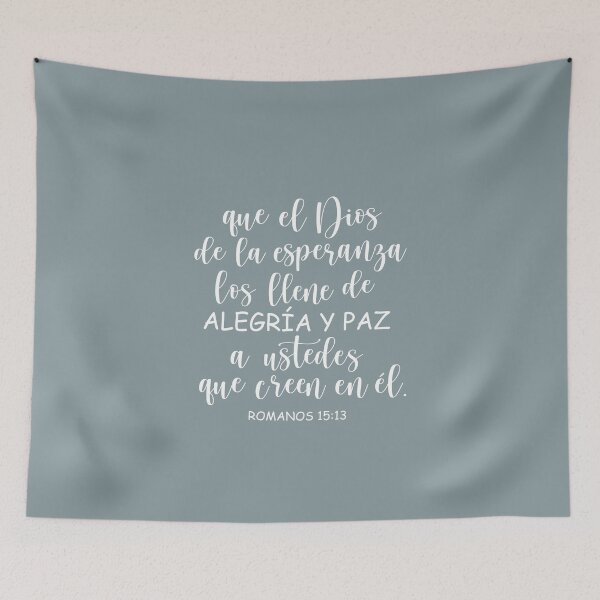 Item preview, Romanos 15:13, Spanish Bible Verse designed and sold by Aryam Quotes.