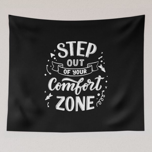 Item preview, Step Out Of Your Comfort Zone (white) designed and sold by Daluyong.