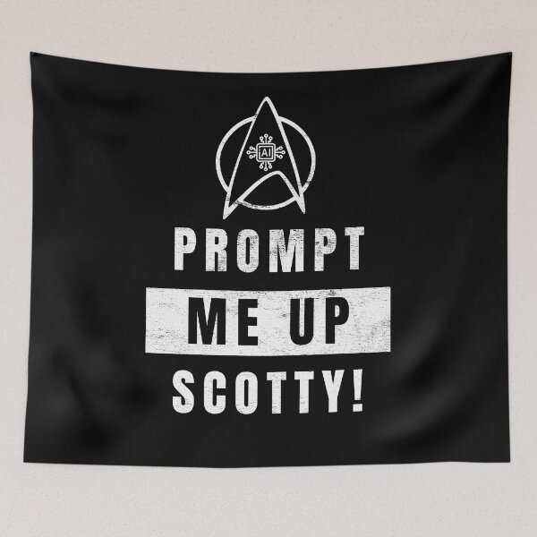 Item preview, AI - Prompt Me Up Scotty! designed and sold by Mitch-Angelo.