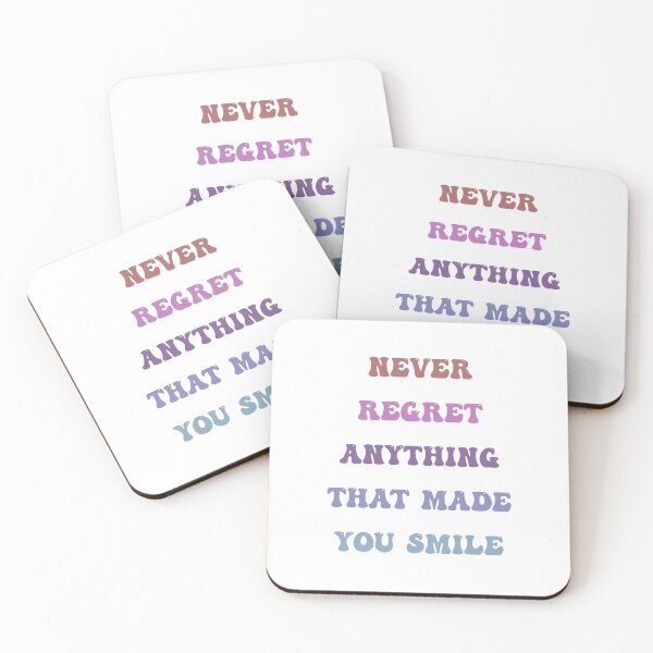 Item preview, Never Regret designed and sold by Brad Chambers.