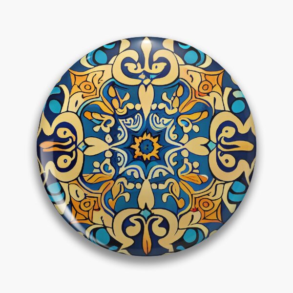 Item preview, Soft Vivid Calming New Mediterranean Pattern Digital Painting designed and sold by CodeAndColors.