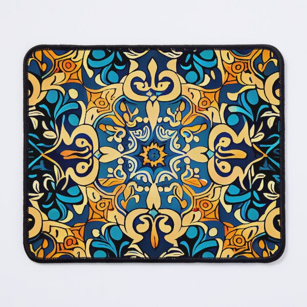 Item preview, Soft Vivid Calming New Mediterranean Pattern Digital Painting designed and sold by CodeAndColors.