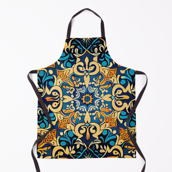 Item preview, Soft Vivid Calming New Mediterranean Pattern Digital Painting designed and sold by CodeAndColors.