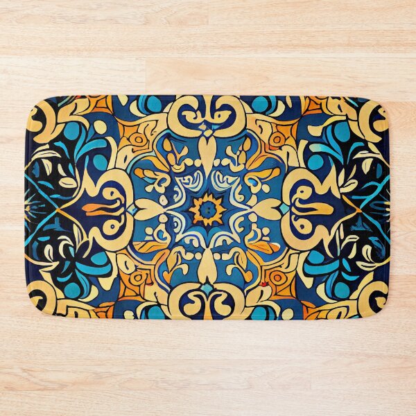 Item preview, Soft Vivid Calming New Mediterranean Pattern Digital Painting designed and sold by CodeAndColors.