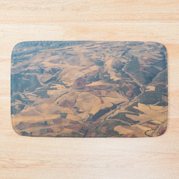 Item preview, Arable Land Carpet - Aerial View of Cultivated Farmland designed and sold by Georgia Mizuleva.