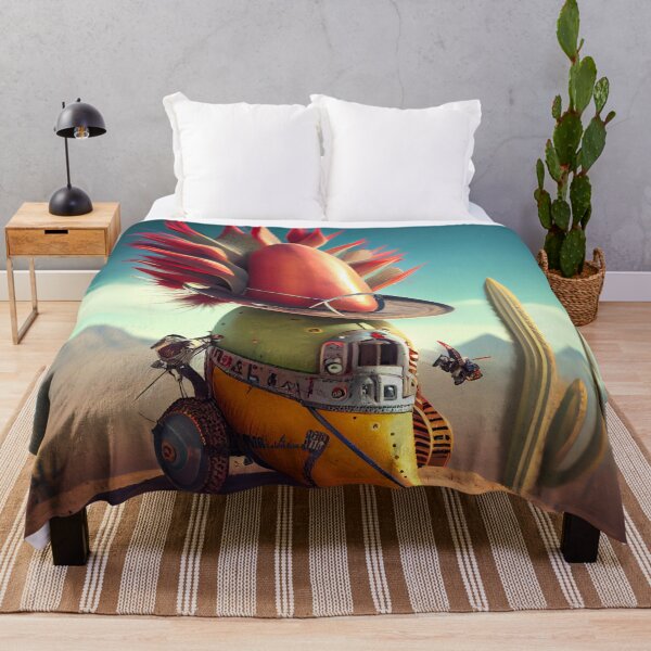 Item preview, Rocket to the Prune in a Sombrero Digital Painting designed and sold by CodeAndColors.