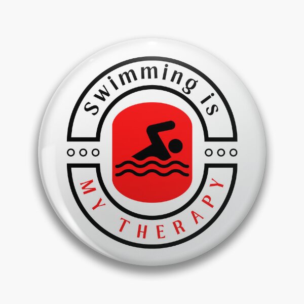 Item preview, Swimming is my therapy motivational design designed and sold by DigitalMagShop.