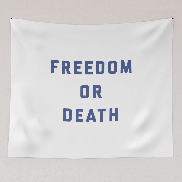 Item preview, FREEDOM OR DEATH designed and sold by scarabtees.