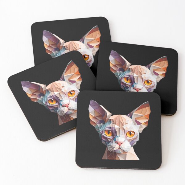 Item preview, Devon Rex Cat - The Abstract Collection designed and sold by FiveIntentions.