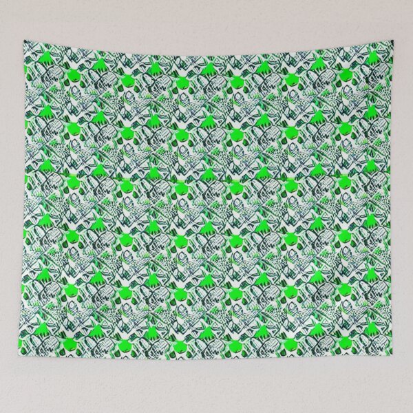 Item preview, Greens in a white day - pattern designed and sold by SomePatterns.