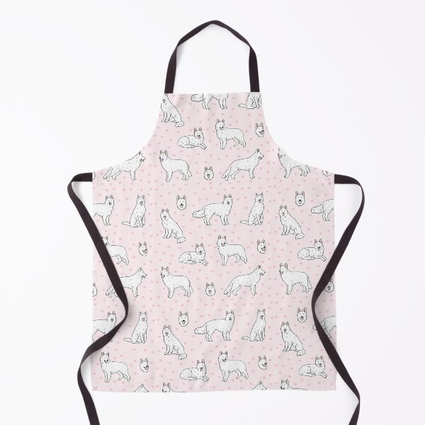 Item preview, White Swiss Shepherd Dog cute illustration pack designed and sold by Yarafantasyart.