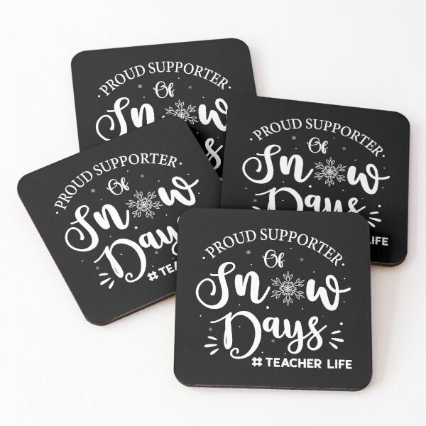 Item preview, Proud Supporter Of Snow Days Teacher Life designed and sold by myrosetee.