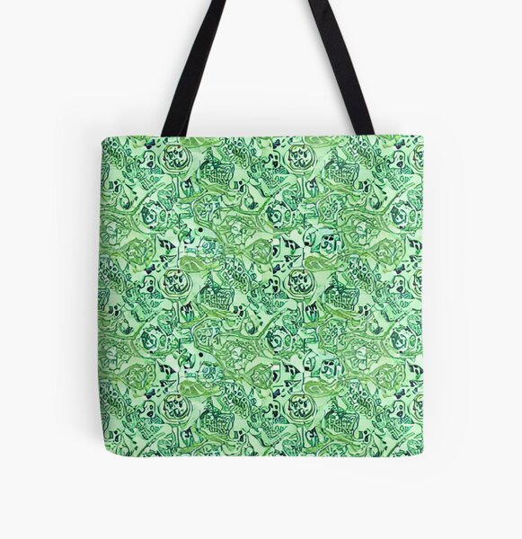 In a river - pattern All Over Print Tote Bag