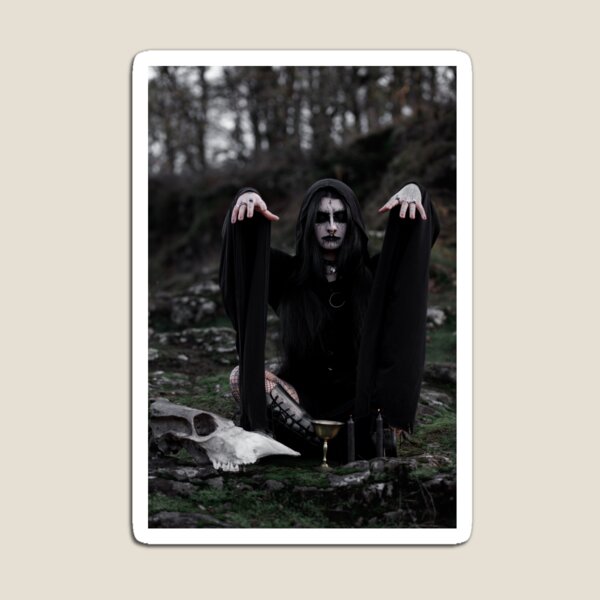 Ritual - __Narg - Black Metal Corpse Paint Girl Hardcover Journal