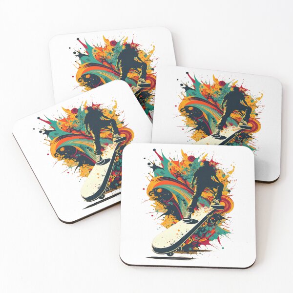 Item preview, Abstract Skateboarding, Skate, Skateboard designed and sold by Skateboard-Art.
