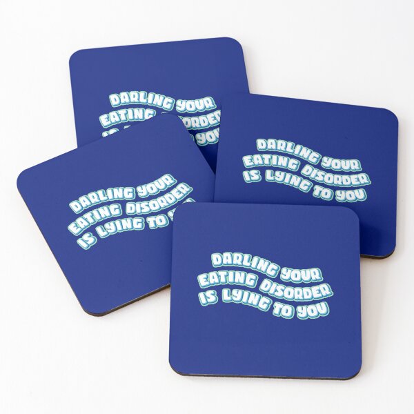 Item preview, Darling your eating disorder is lying to you - Recovery quote designed and sold by NastySquad.