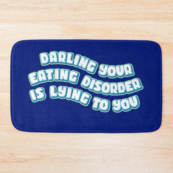Item preview, Darling your eating disorder is lying to you - Recovery quote designed and sold by NastySquad.