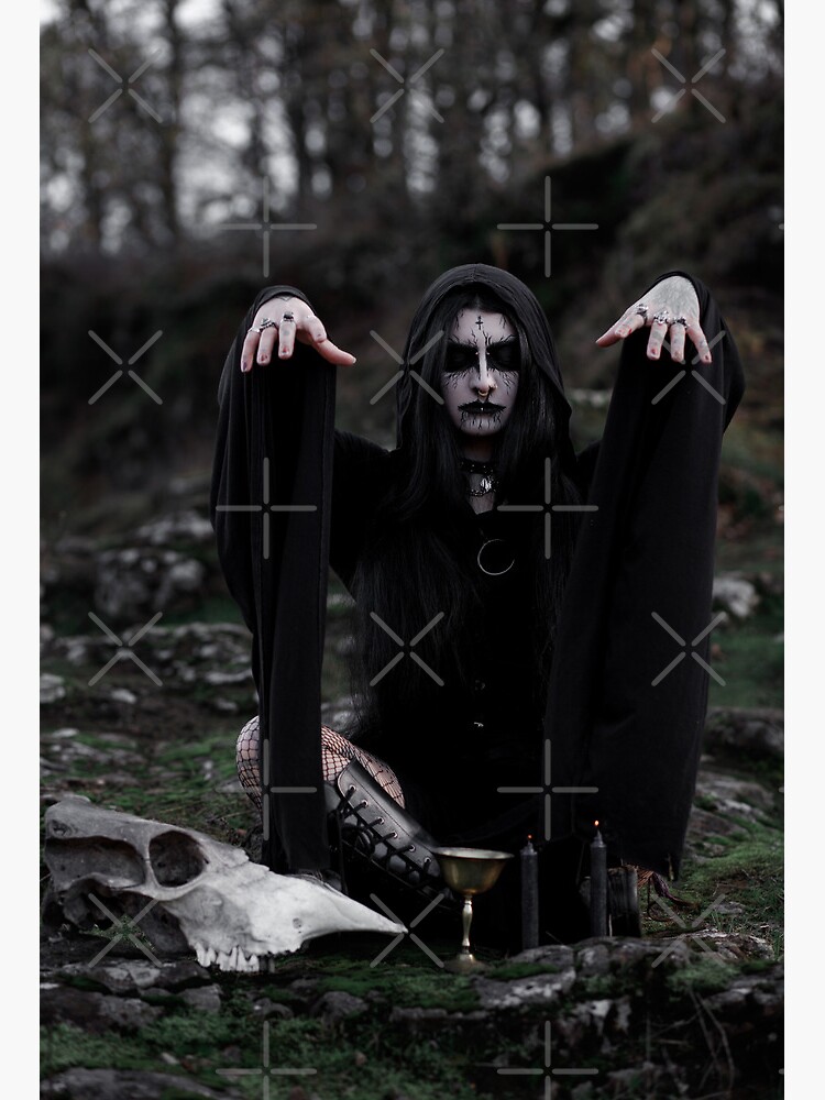 Corpse Paint Mask - Black Metal Art