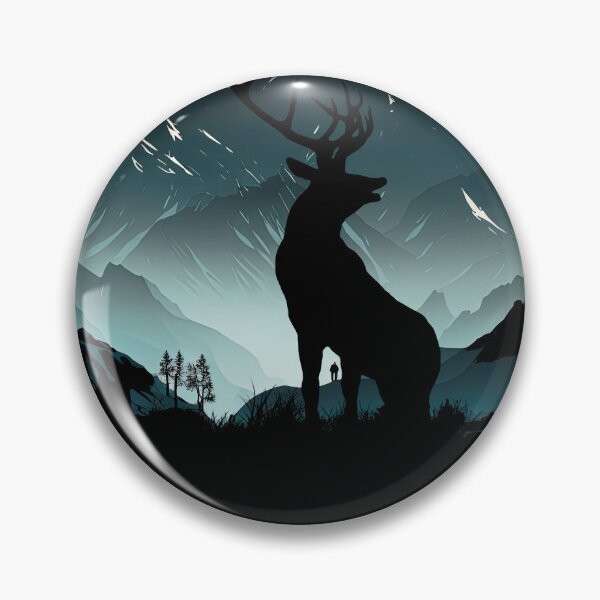 Item preview, Deer in Stunning Mountainous Locations! wild nature lovers, climbers, mountaineering, nature colorful, blue, and green nature lovers designed and sold by Collagedream.