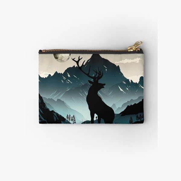 Item preview, Deer in Stunning Mountainous Locations! wild nature lovers, climbers, mountaineering, nature colorful, blue, and green nature lovers designed and sold by Collagedream.