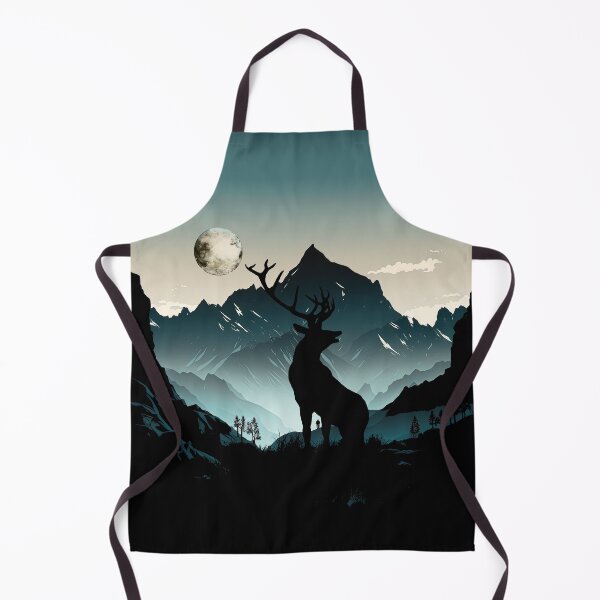 Item preview, Deer in Stunning Mountainous Locations! wild nature lovers, climbers, mountaineering, nature colorful, blue, and green nature lovers designed and sold by Collagedream.
