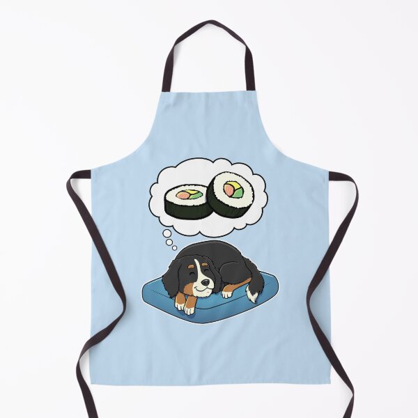 Artikelvorschau, Bernese Mountain Dog dreaming about Sushi entworfen und verkauft von DoggieDelights.