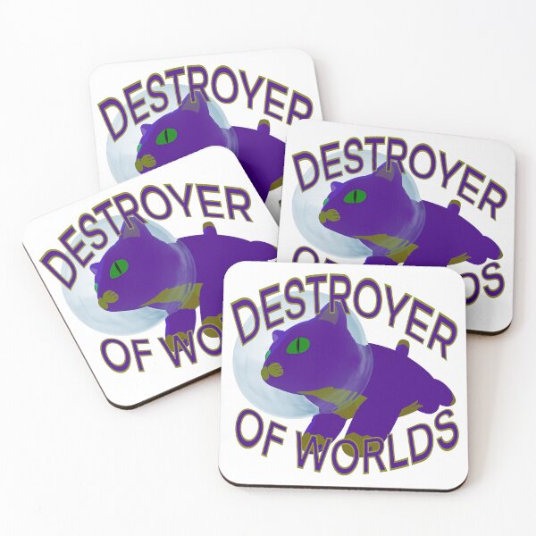 Item preview, Destroyer of Worlds Space Cat designed and sold by NinjArt-NinJosh.