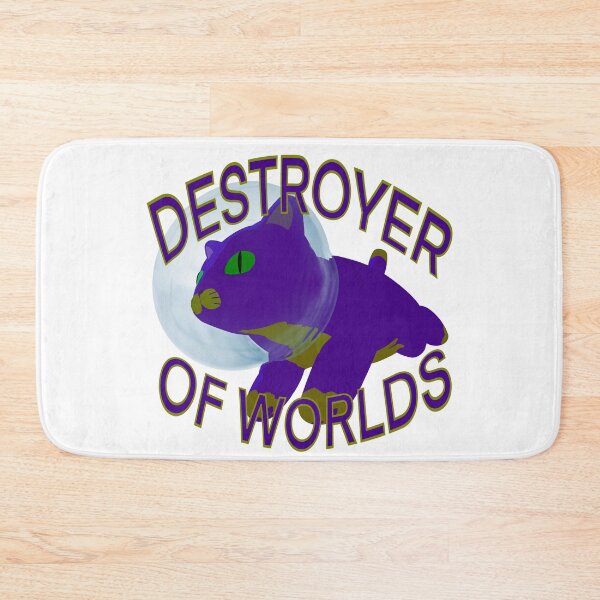 Item preview, Destroyer of Worlds Space Cat designed and sold by NinjArt-NinJosh.