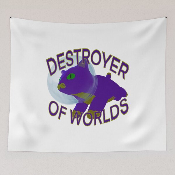 Item preview, Destroyer of Worlds Space Cat designed and sold by NinjArt-NinJosh.