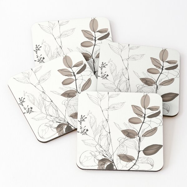 Item preview, Elegant Botanical Line Art  designed and sold by EcoArtLab.