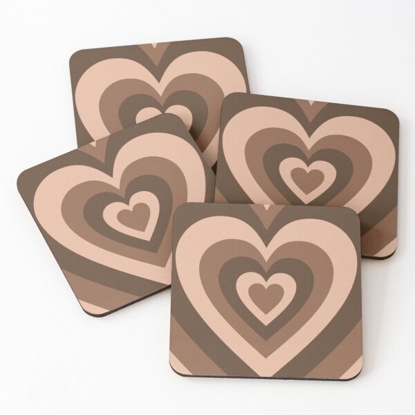 Item preview, brown indie y2k hearts designed and sold by thecouture.