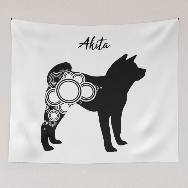 Item preview, Akita with circular shape designed and sold by SolidJoy.