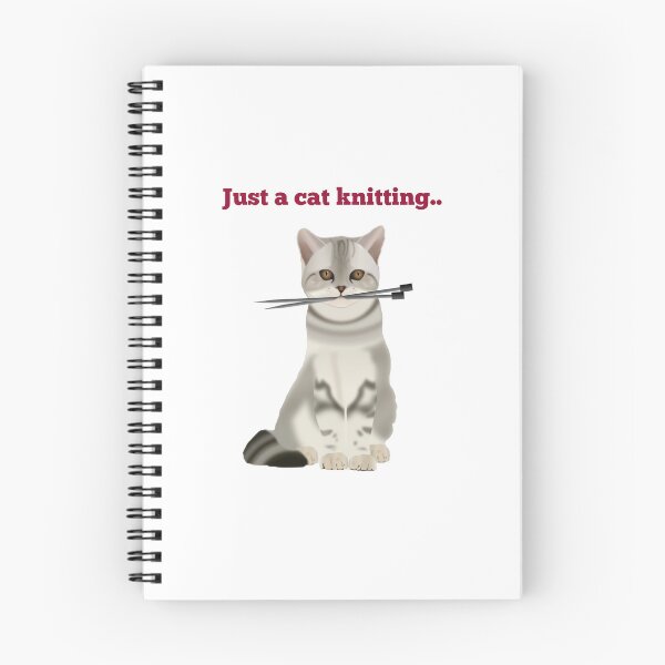 Item preview, Just a cat knitting.  designed and sold by Kidzx6.