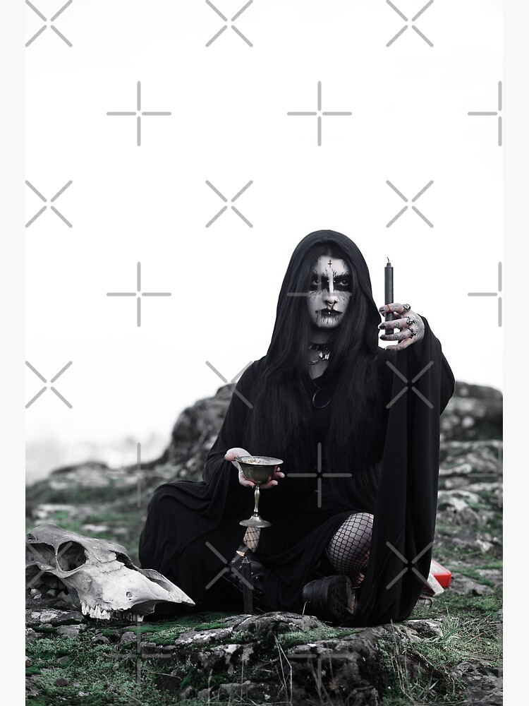 Corpse paint  Black metal girl, Heavy metal music, Black metal art