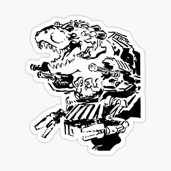 Dinorider Sticker