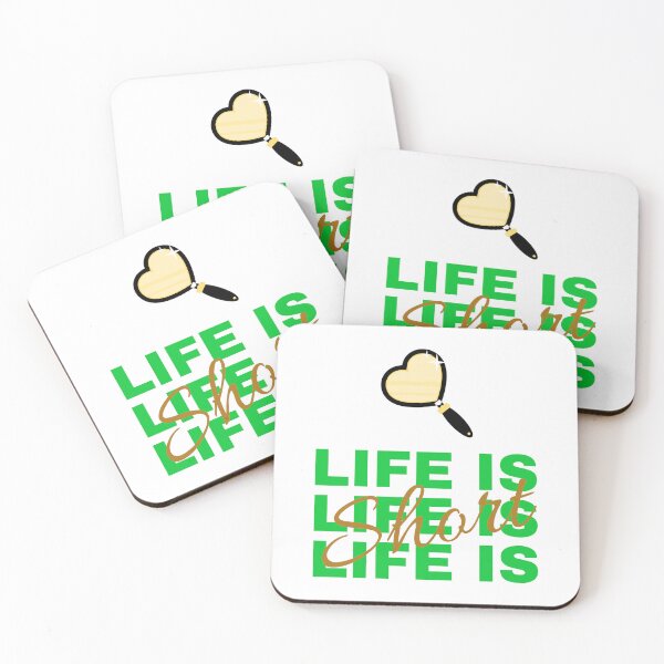 Aperçu de l'œuvre Life is short tshirt  créée et vendue par Eugenie974.