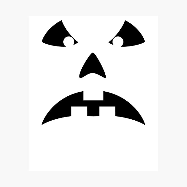 Item preview, Angry Jack O Lantern Pumpkin Face designed and sold by AurlexTees.