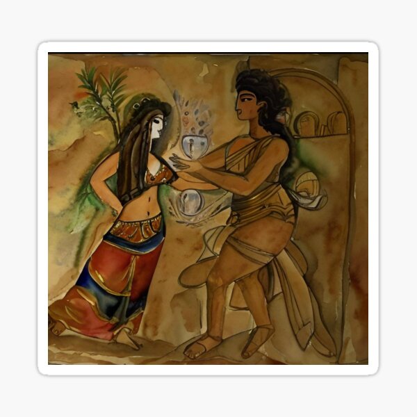 Item preview, Dionysos and Ariadne designed and sold by KRainbird.