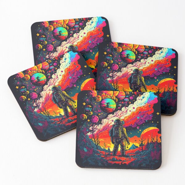 Item preview, a dreaming astronaut looking at space and the milky way designed and sold by popurbanart.