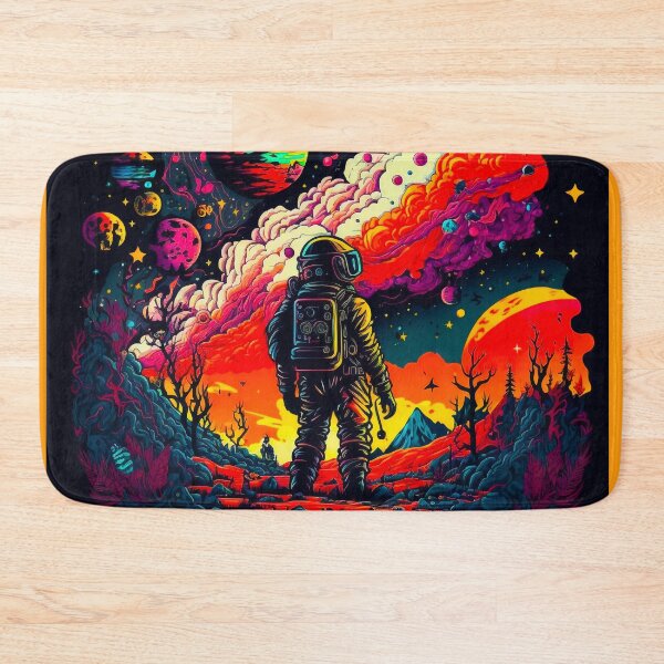 Item preview, a dreaming astronaut looking at space and the milky way designed and sold by popurbanart.