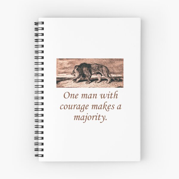 Item preview, One Man With Courage designed and sold by CrankyOldDude.