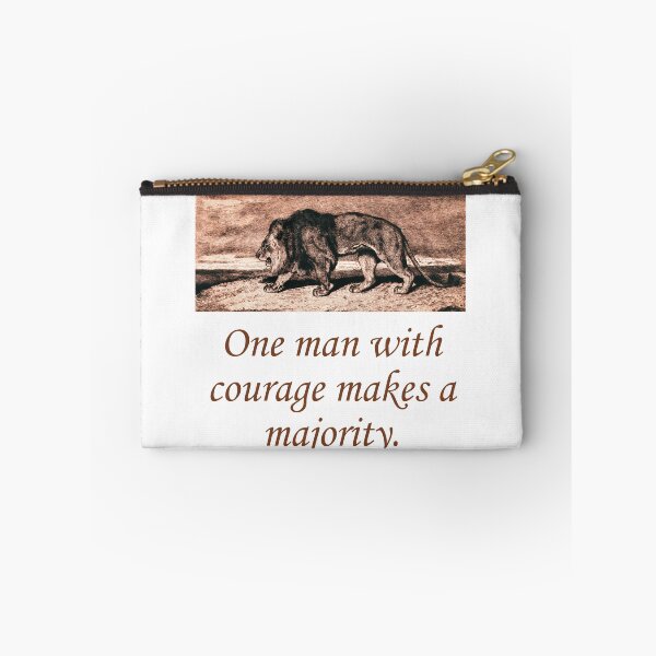 Item preview, One Man With Courage designed and sold by CrankyOldDude.