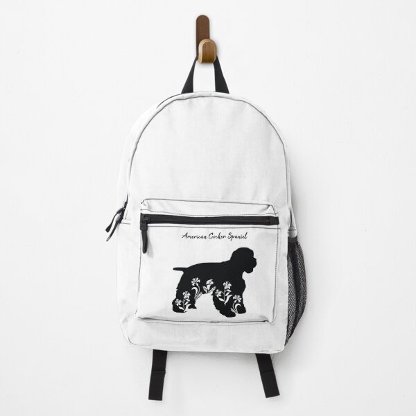 Item preview, American cocker spaniel in floral design designed and sold by SolidJoy.