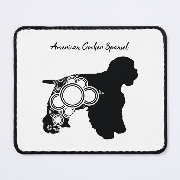 Item preview, American cocker spaniel with circular shape designed and sold by SolidJoy.
