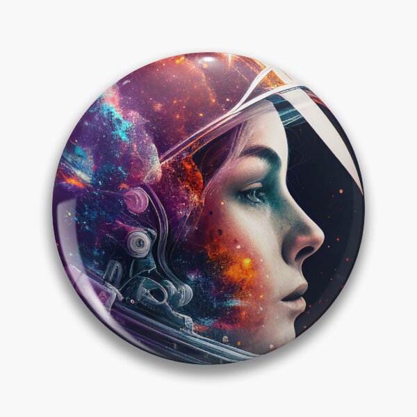 Item preview, Mujer astronauta - hermosa cinemática designed and sold by AiCollection.