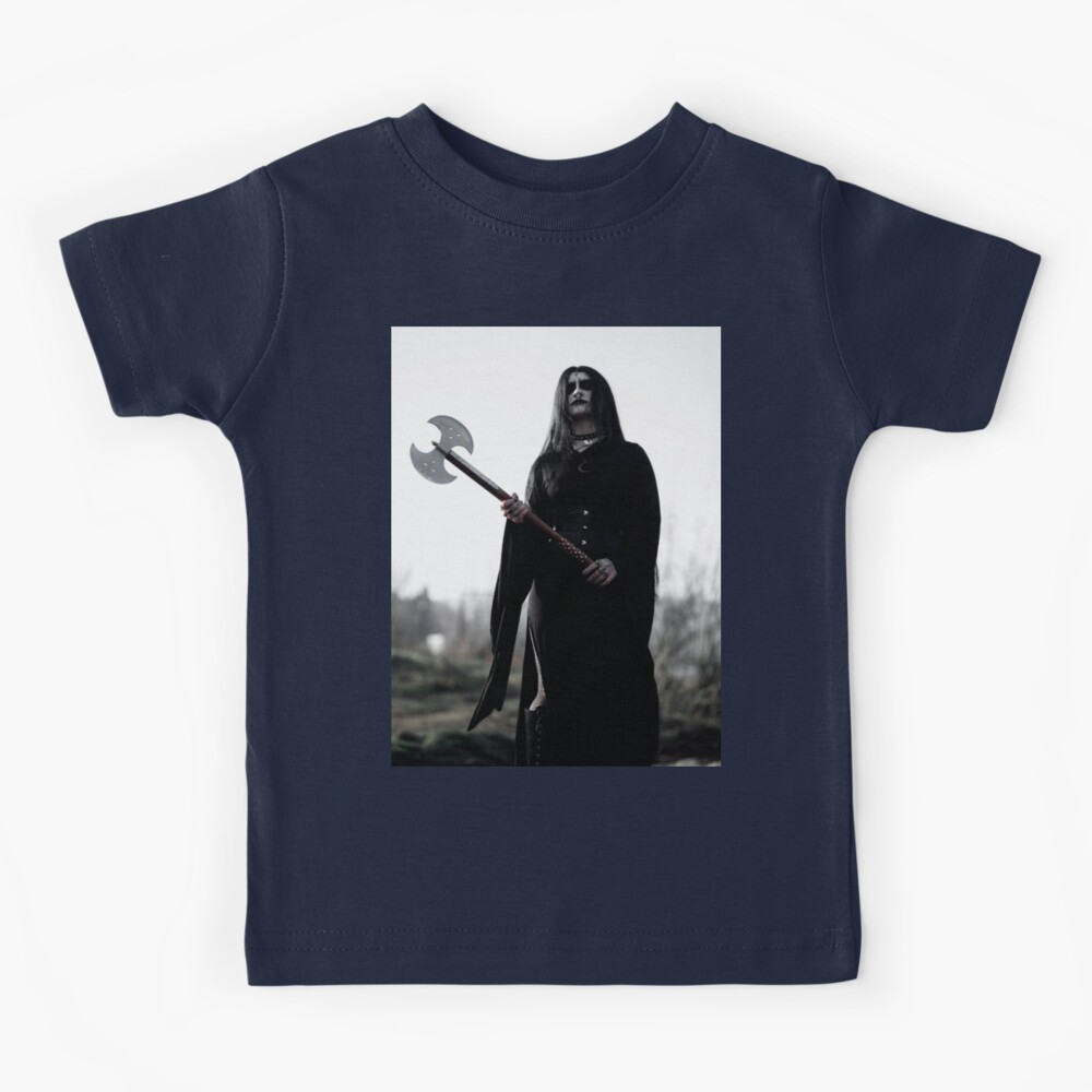 The Axe - __Narg - Black Metal Corpse Paint Girl Kids T-Shirt for Sale by  Elemintmedia