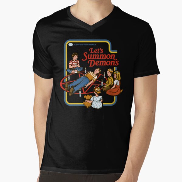Let's Summon Demons V-Neck T-Shirt