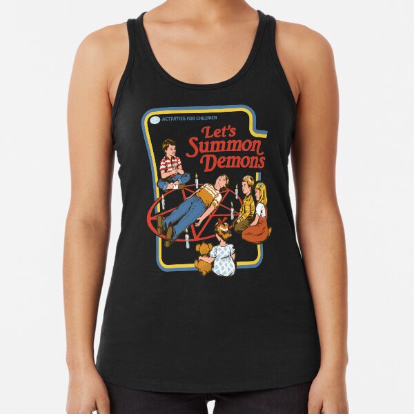 Let's Summon Demons Racerback Tank Top