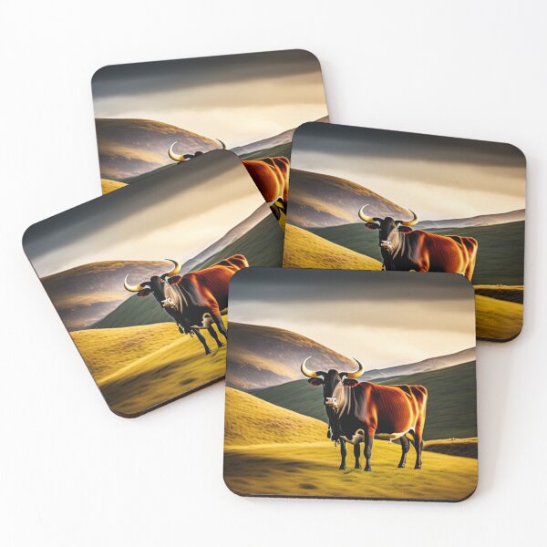 Item preview, Cow artworks Wall Art, Cow canvas, Beef Decor, Boho Wall Decor, Highland Animal Print wall art designed and sold by Christian Biluan.
